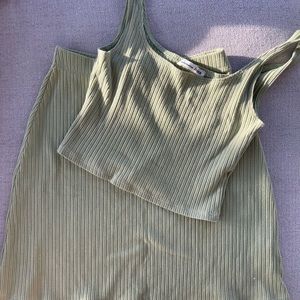 SOLD Skirt and crop top set